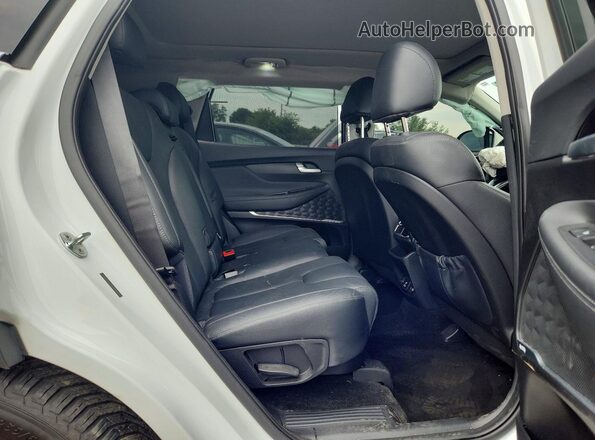 5NMS5CAD3LH297105 2020 HYUNDAI SANTA White Rear interior view