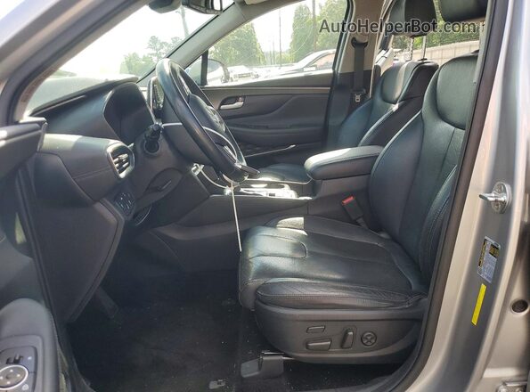 5NMS5CAD4LH200445 2020 HYUNDAI SANTA Silver წინა სალონის ხედი