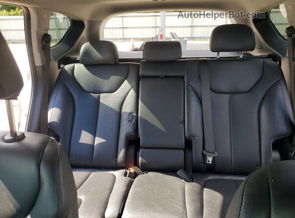 5NMS5CAD4LH200445 2020 HYUNDAI SANTA Silver უკანა სავარძლების ხედი