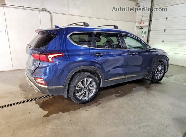 5NMS5CAD4LH275176 2020 HYUNDAI SANTA Blue Հետևի աջ