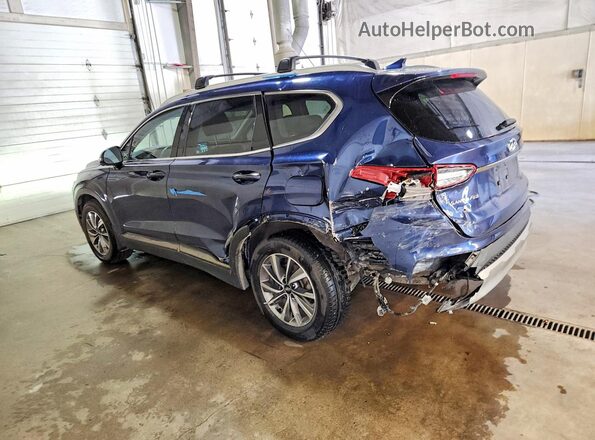 5NMS5CAD4LH275176 2020 HYUNDAI SANTA Blue Հետևի ձախ