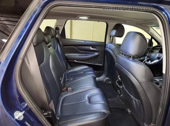 5NMS5CAD4LH275176 2020 HYUNDAI SANTA Blue Սալոնի հետևի տեսք