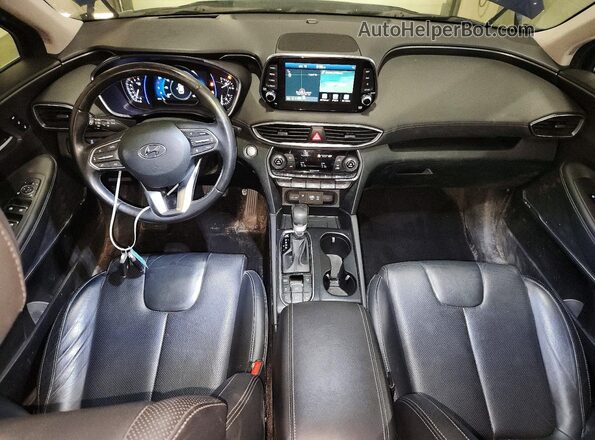 5NMS5CAD4LH275176 2020 HYUNDAI SANTA Blue Առջևի վահանակի տեսք
