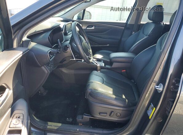 5NMS5CAD5KH089189 2019 HYUNDAI SANTA Gray Widok wnętrza z przodu