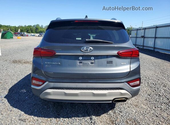 5NMS5CAD5KH089189 2019 HYUNDAI SANTA Gray Widok z tyłu