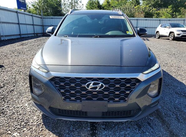 5NMS5CAD5KH089189 2019 HYUNDAI SANTA Gray Widok z przodu