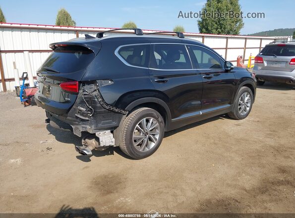 5NMS5CAD5LH213026 2020 HYUNDAI SANTA FE Черный Задняя правая четверть