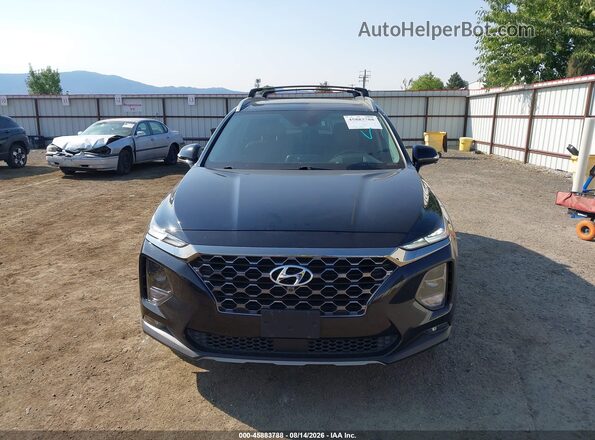 5NMS5CAD5LH213026 2020 HYUNDAI SANTA FE Черный Вид щитка приборов