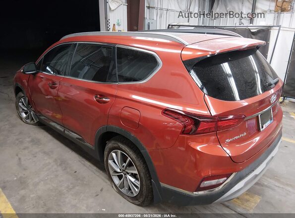 5NMS5CAD6KH134639 2019 HYUNDAI SANTA FE Orange უკანა მარცხენა
