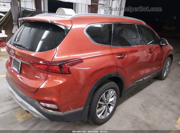 5NMS5CAD6KH134639 2019 HYUNDAI SANTA FE Orange უკანა მარჯვენა