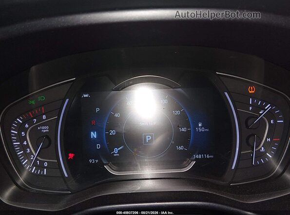 5NMS5CAD6KH134639 2019 HYUNDAI SANTA FE Orange უკანა სავარძლების ხედი