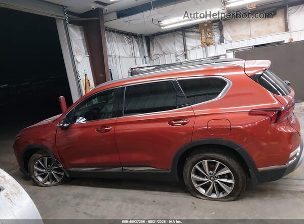 5NMS5CAD6KH134639 2019 HYUNDAI SANTA FE Orange სალონის 360-გრადუსიანი ხედი