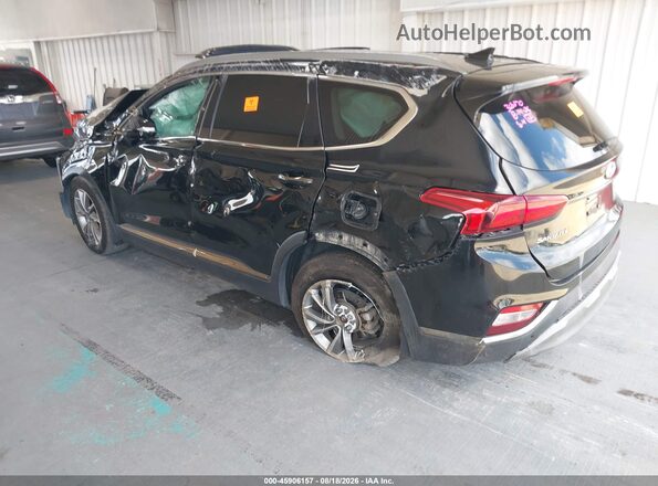 5NMS5CAD6LH170980 2020 HYUNDAI SANTA FE Черный Задняя левая четверть