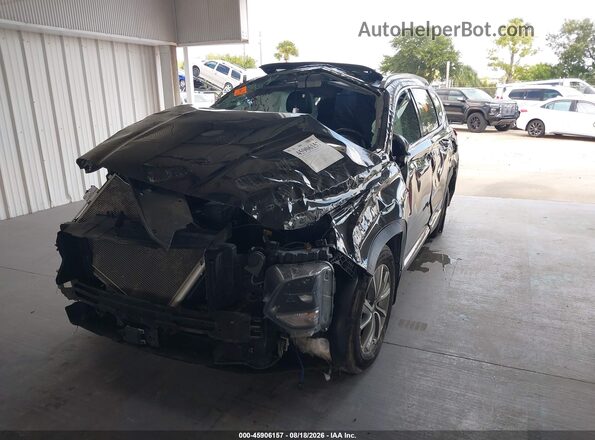 5NMS5CAD6LH170980 2020 HYUNDAI SANTA FE Черный Вид спереди