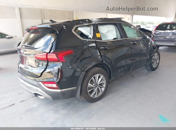 5NMS5CAD6LH170980 2020 HYUNDAI SANTA FE Черный Задняя правая четверть