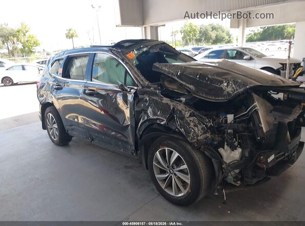 5NMS5CAD6LH170980 2020 HYUNDAI SANTA FE Черный Вид задней части салона