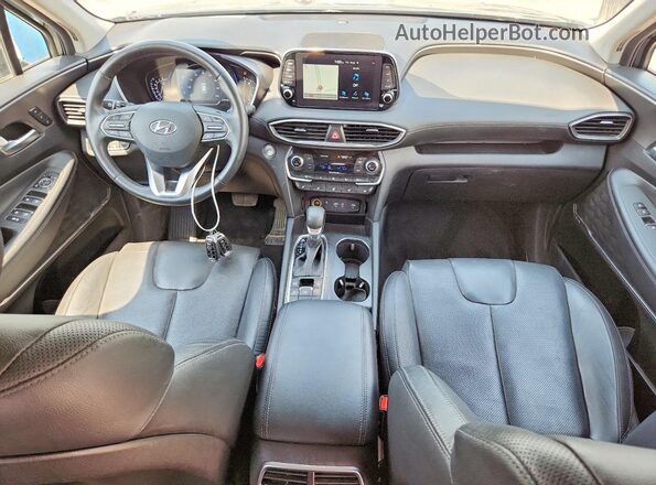5NMS5CAD7LH178070 2020 HYUNDAI SANTA Gray Dashboard view