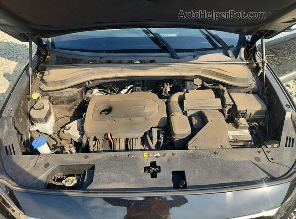 5NMS5CAD8KH055392 2019 HYUNDAI SANTA Black Rear interior view