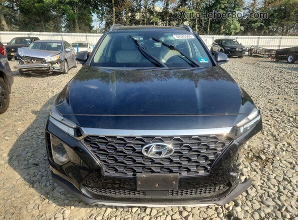5NMS5CAD8KH055392 2019 HYUNDAI SANTA Black Front view