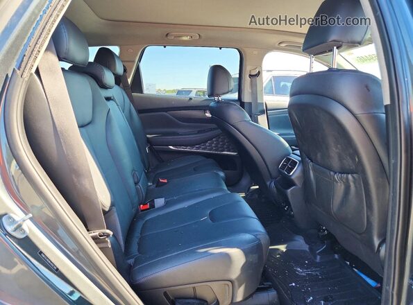 5NMS5CAD9KH092340 2019 HYUNDAI SANTA Gray Вид задньої частини салону
