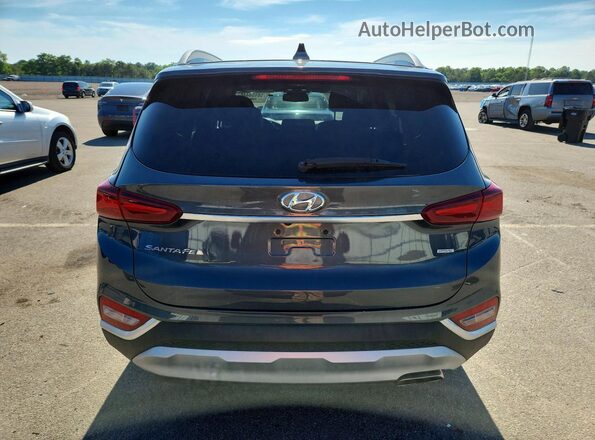 5NMS5CAD9KH092340 2019 HYUNDAI SANTA Gray Вид ззаду