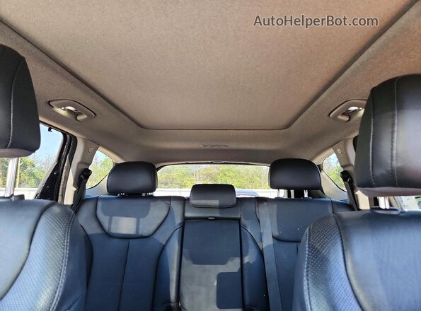5NMS5CAD9KH092340 2019 HYUNDAI SANTA Gray Вид задніх сидінь