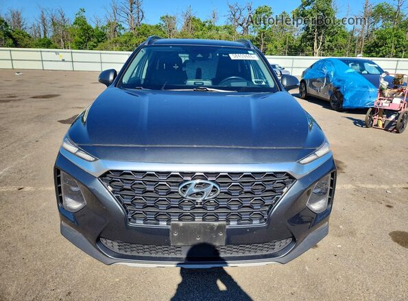 5NMS5CAD9KH092340 2019 HYUNDAI SANTA Gray Вид спереду