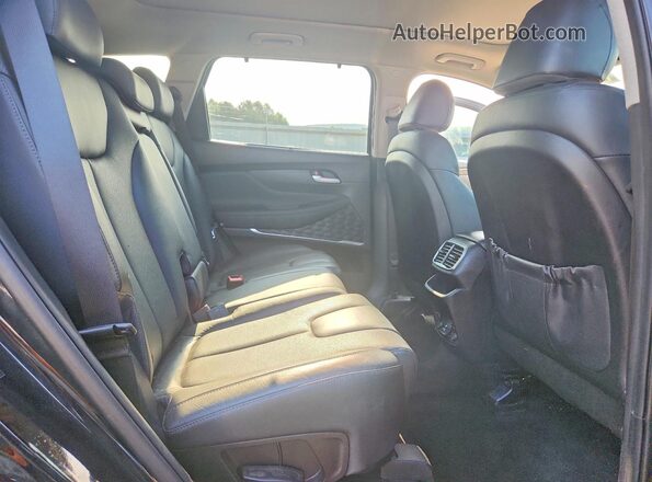 5NMS5CAD9LH197106 2020 HYUNDAI SANTA Black Vista interior trasera