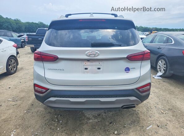 5NMS5CADXLH170433 2020 HYUNDAI SANTA Silver Widok z tyłu