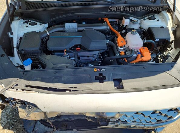 5NMS5DA17PH005134 2023 HYUNDAI SANTA White Vista interior trasera