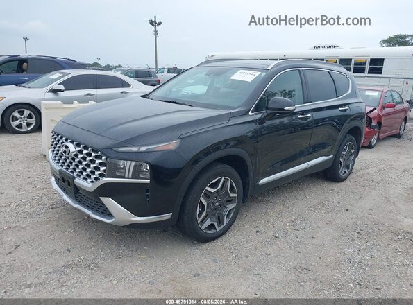 5NMS5DA17PH007076 2023 HYUNDAI SANTA FE HYBRID Black Przód lewy