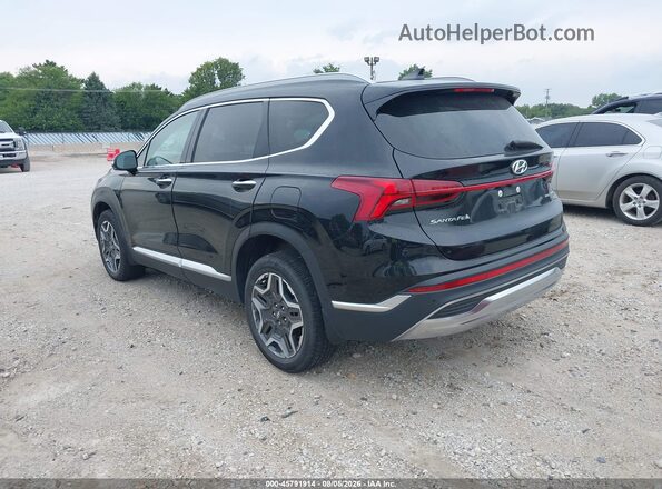 5NMS5DA17PH007076 2023 HYUNDAI SANTA FE HYBRID Black Tył lewy