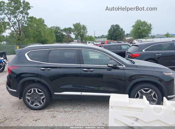 5NMS5DA17PH007076 2023 HYUNDAI SANTA FE HYBRID Black Widok wnętrza z tyłu