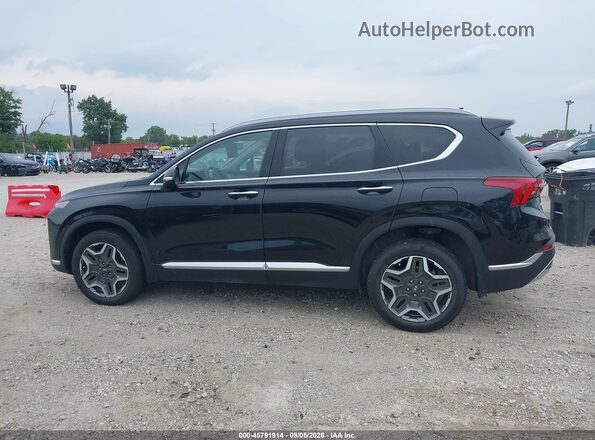 5NMS5DA17PH007076 2023 HYUNDAI SANTA FE HYBRID Black Widok wnętrza 360 stopni