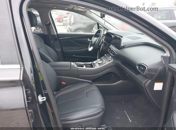5NMS5DA17PH007076 2023 HYUNDAI SANTA FE HYBRID Black Widok wnętrza z przodu