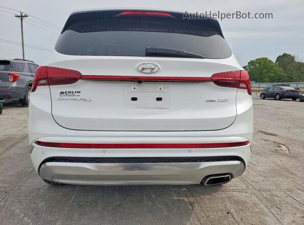 5NMS5DAL0MH349210 2021 HYUNDAI SANTA White Vista trasera