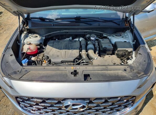 5NMS5DAL1PH582145 2023 HYUNDAI SANTA Silver Widok komory silnika