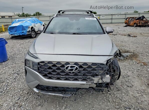 5NMS5DAL4MH365278 2021 HYUNDAI SANTA Silver Front view