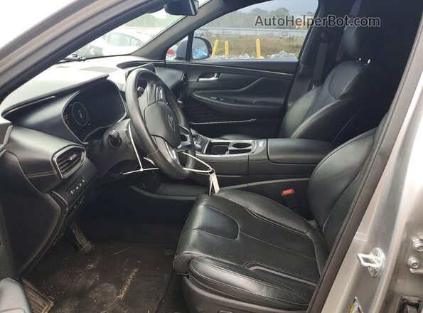 5NMS5DAL4MH365278 2021 HYUNDAI SANTA Silver Front interior view