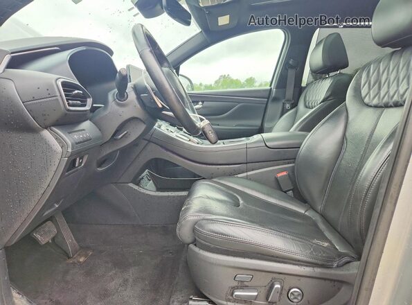 5NMS5DAL4MH366897 2021 HYUNDAI SANTA Gray Вид салону спереду