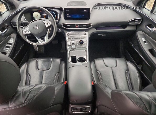 5NMS5DAL4MH366897 2021 HYUNDAI SANTA Gray Вид панелі приладів