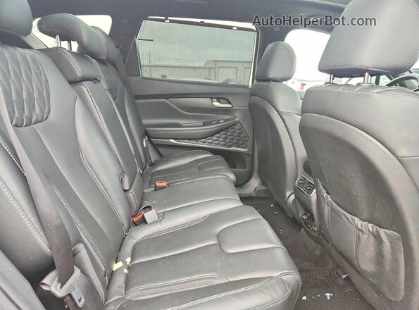 5NMS5DAL4MH366897 2021 HYUNDAI SANTA Gray Вид задньої частини салону