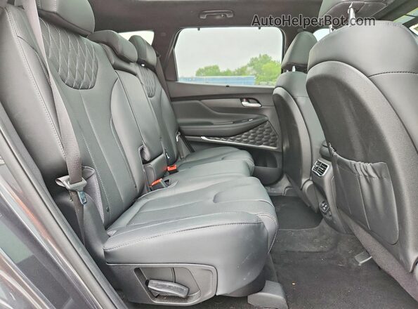 5NMS5DAL4PH599389 2023 HYUNDAI SANTA Gray უკანა სალონის ხედი