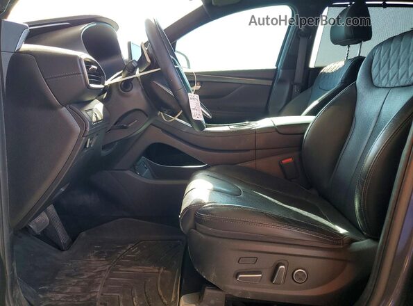 5NMS5DAL5PH487846 2023 HYUNDAI SANTA Charcoal Front interior view