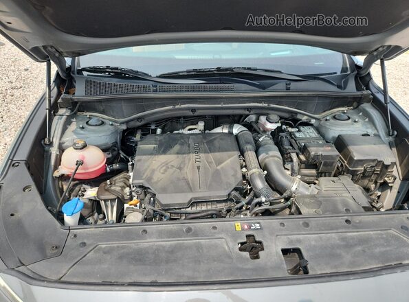 5NMS5DAL6PH587812 2023 HYUNDAI SANTA Gray Widok wnętrza z tyłu