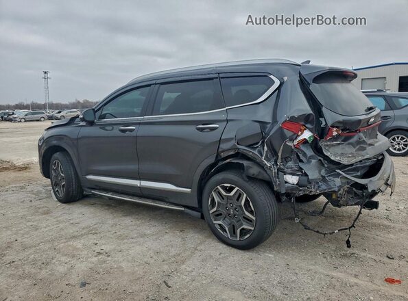 5NMS5DAL9MH323298 2021 HYUNDAI SANTA Black Rear left