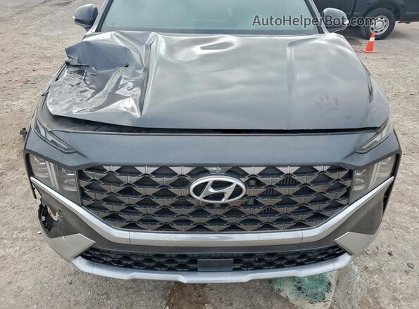 5NMS5DAL9MH323298 2021 HYUNDAI SANTA Black Engine compartment view