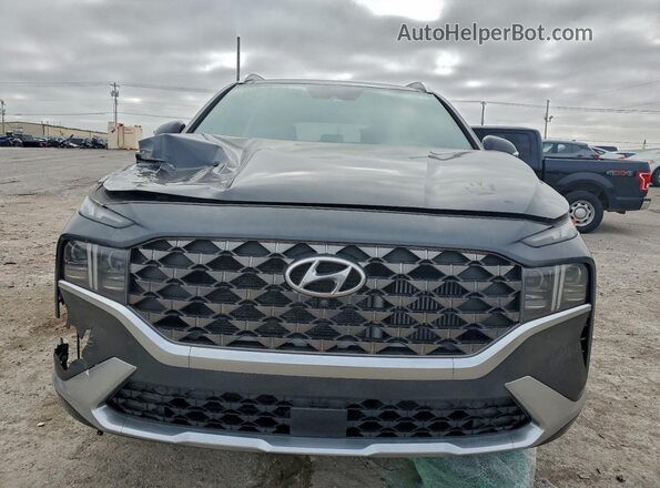 5NMS5DAL9MH323298 2021 HYUNDAI SANTA Black Front view
