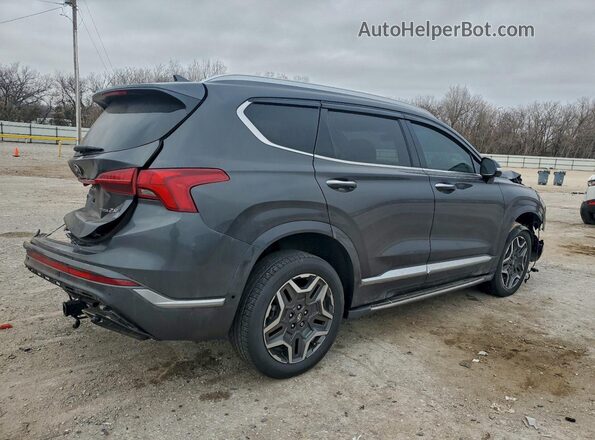 5NMS5DAL9MH323298 2021 HYUNDAI SANTA Black Rear right