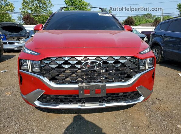 5NMS5DAL9MH347536 2021 HYUNDAI SANTA Red Դիմացի տեսք